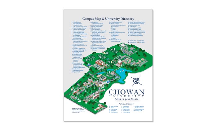 Chowan University Campus Map
